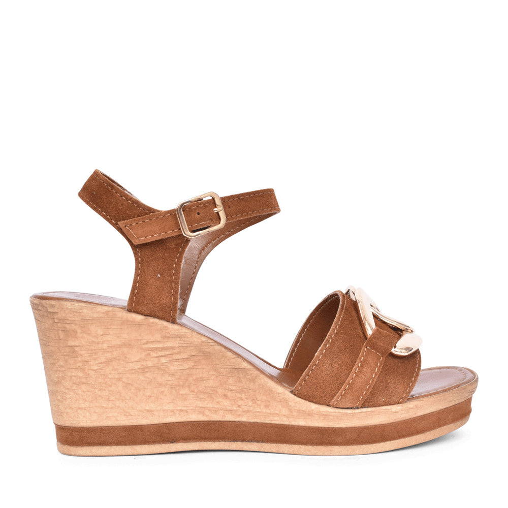 Marco tozzi cognac 28389 wedge