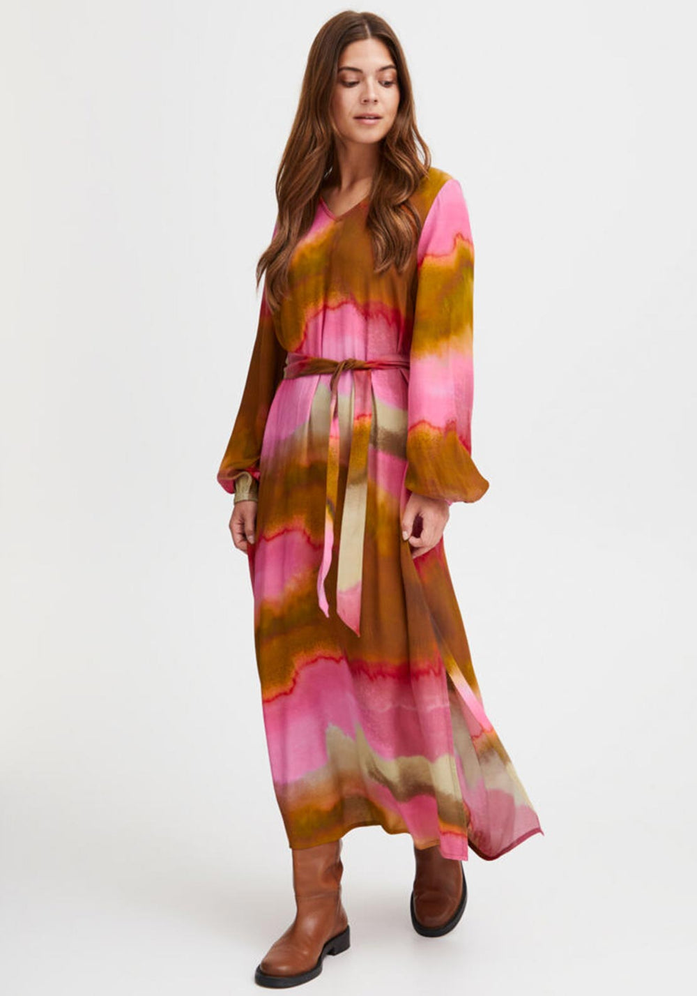 Fransa Rebekka Ombre A line dress 20612928