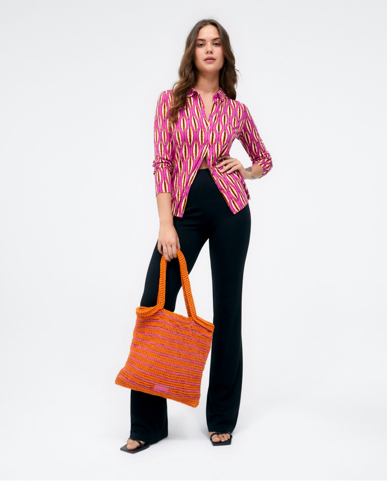 Surkana fuchsia shirt 513BAPO118