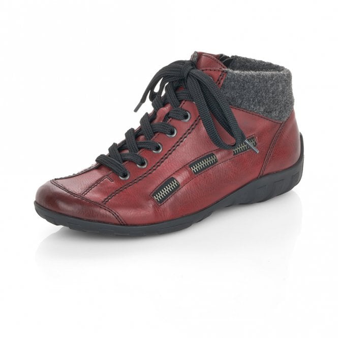 Rieker Red Boot L6543-35
