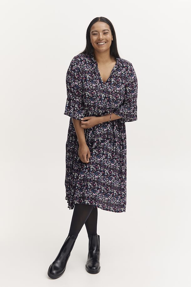 Fransa Plus Kisa Tunic 20611357 Smokey Mix