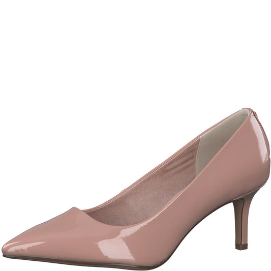 S Oliver pink patent dress shoe 22414