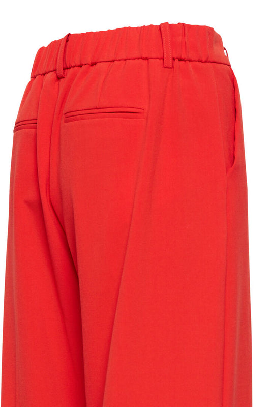 B young wide leg pants Aurora red 20806640