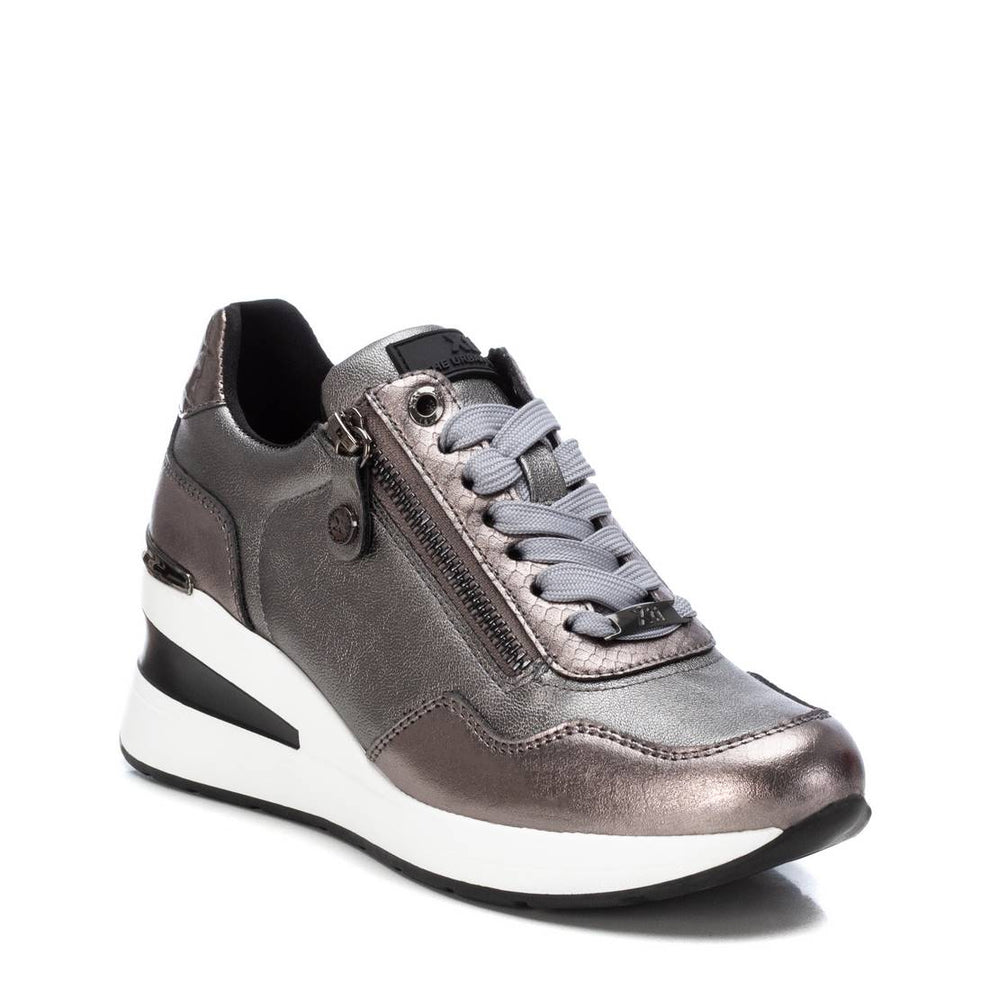 Xti Pewter wedge Trainer 143074