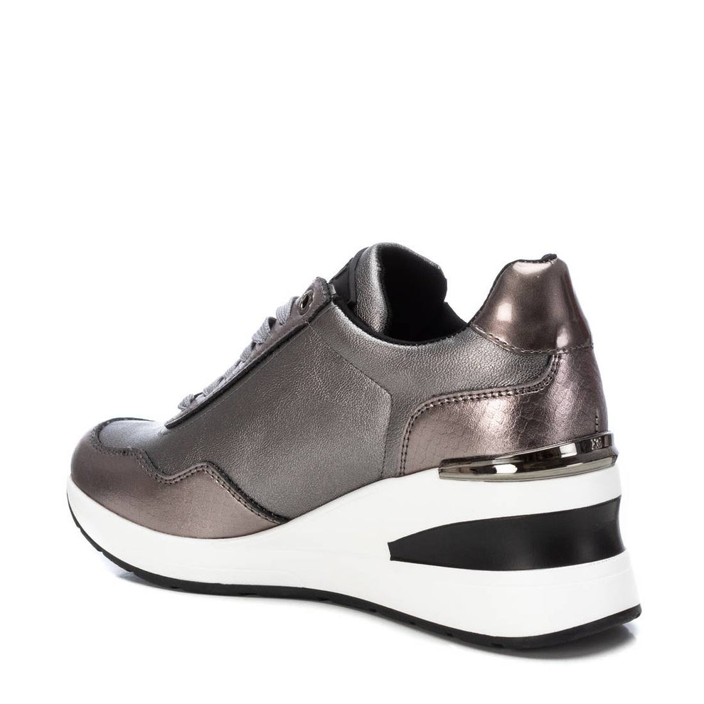 Xti Pewter wedge Trainer 143074