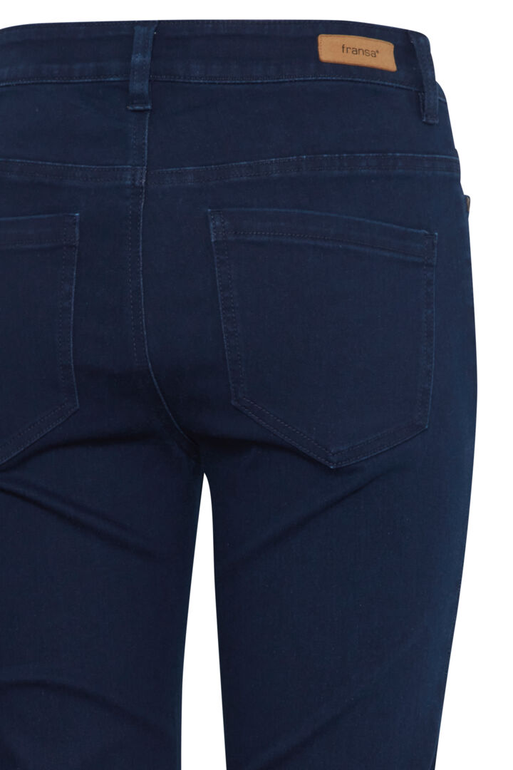 Fransa Luxe Elli Dark Blue Jean