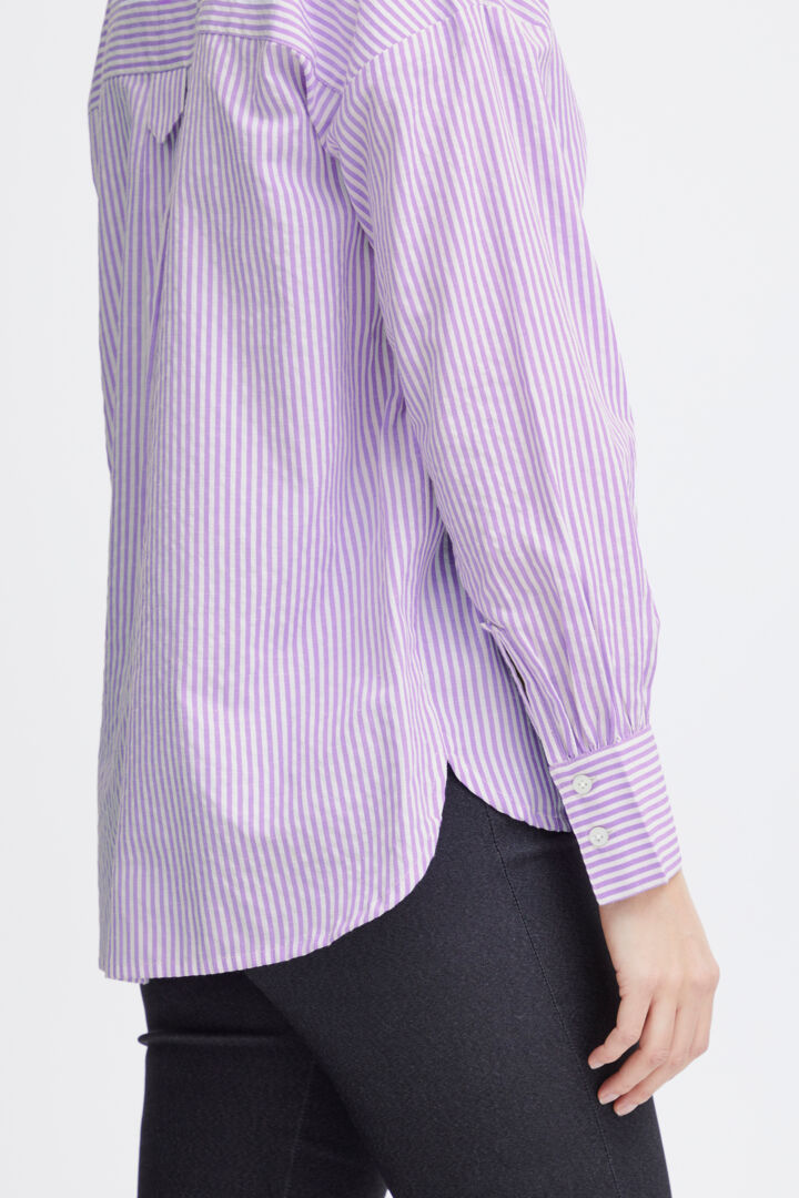 Fransa lilac stripe shirt 20613516