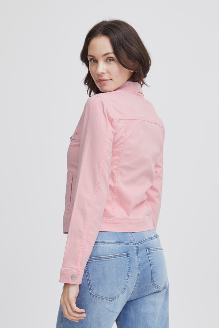 Fransa Twill Pink Jacket