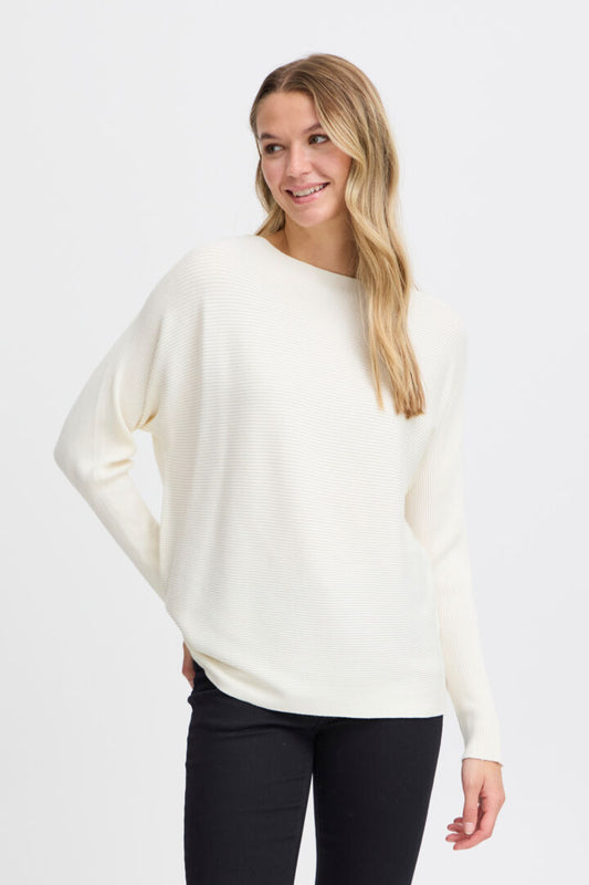 Fransa cream jumper 20614315