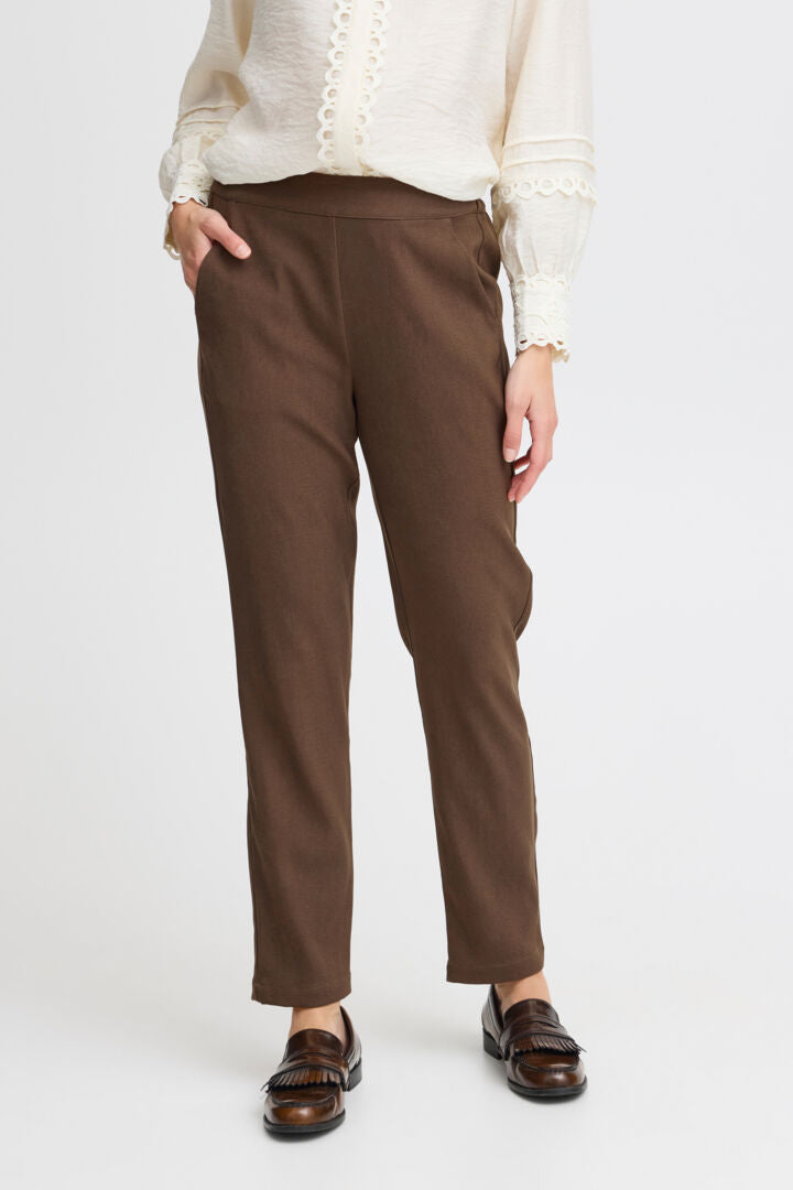 Fransa Pamila Pant Walnut 20613802