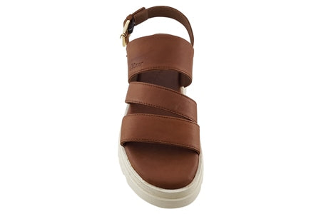 S oliver Tan Fiona sandal 28200