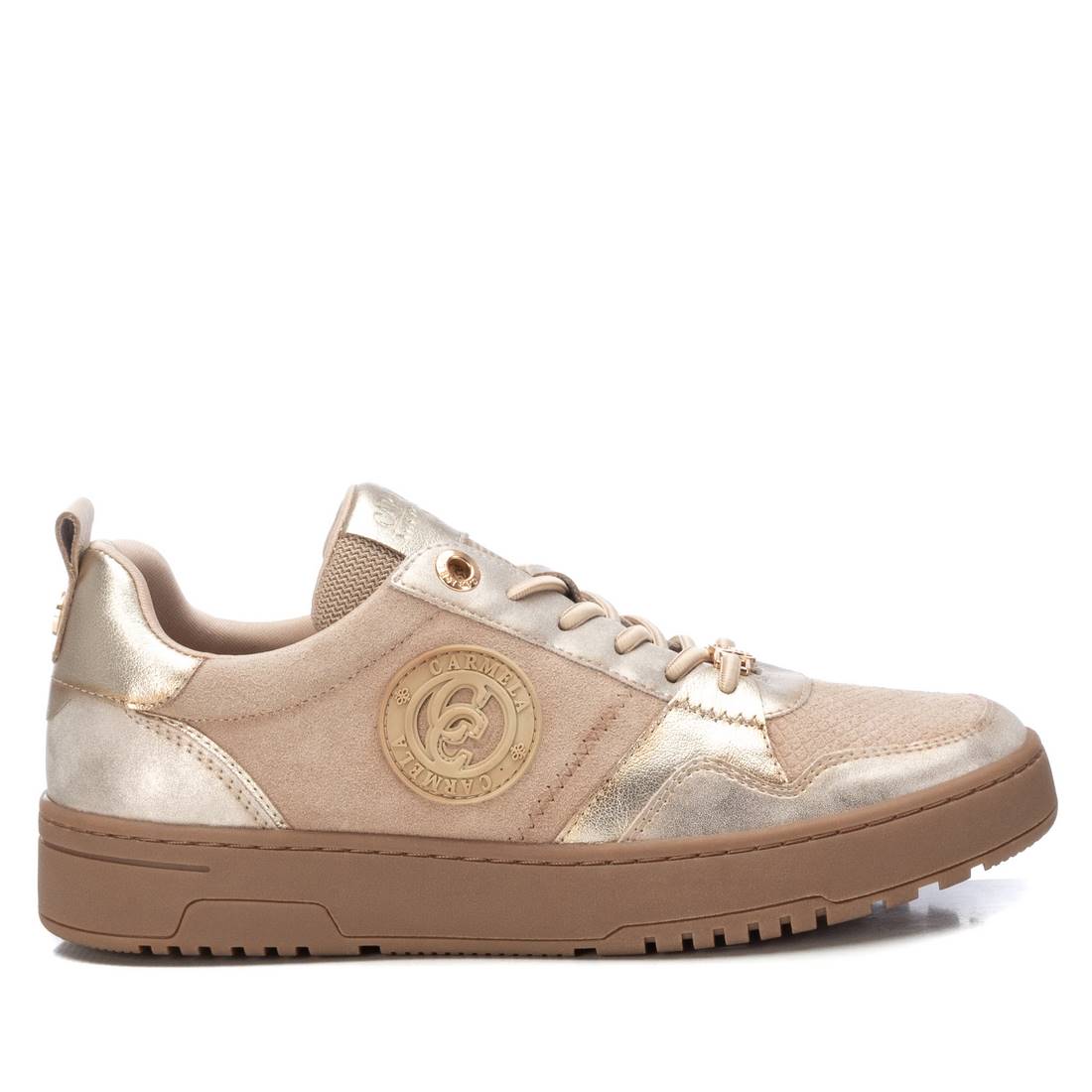 CARMELA
Carmela Womens Trainer 161808 Beige Leather