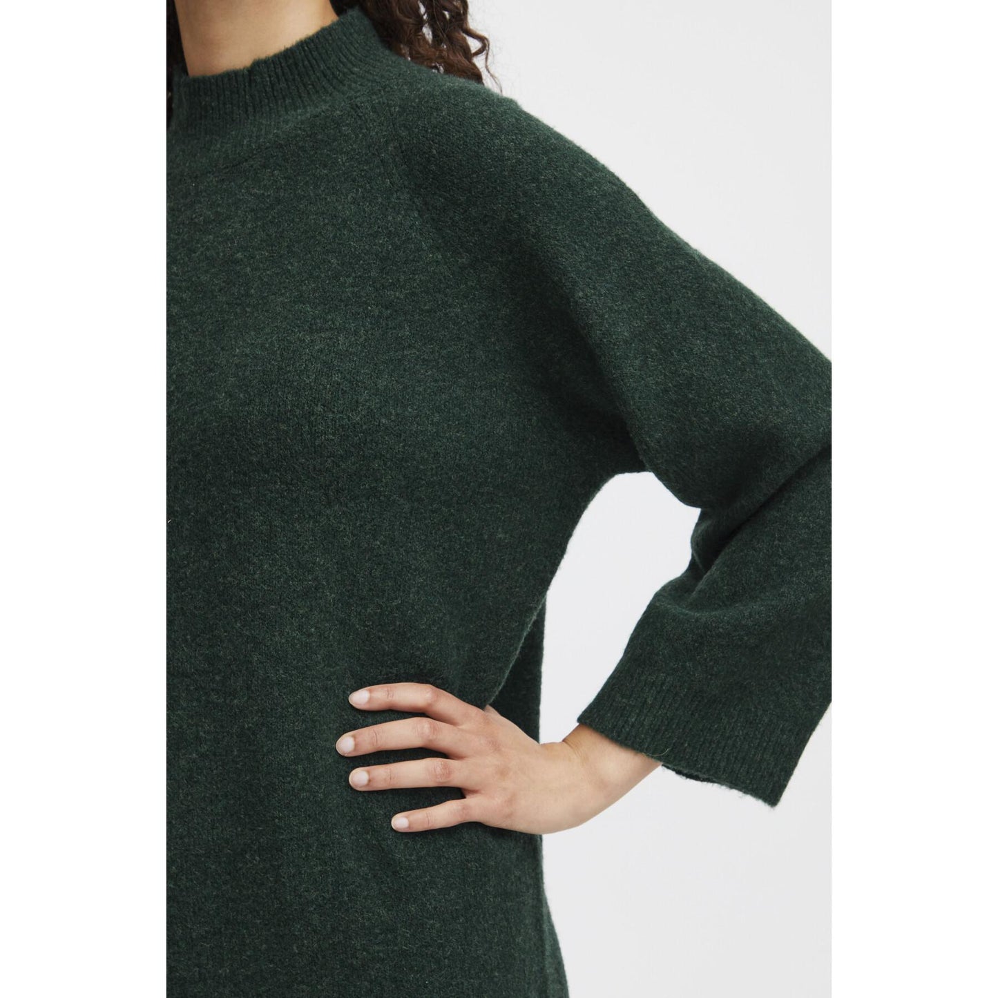 B Young  Merli green knitted dress 20813868