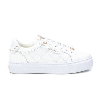 Carmela white Leather Trainer 161934