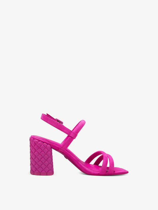 Tamaris pink block heel sandal 28358