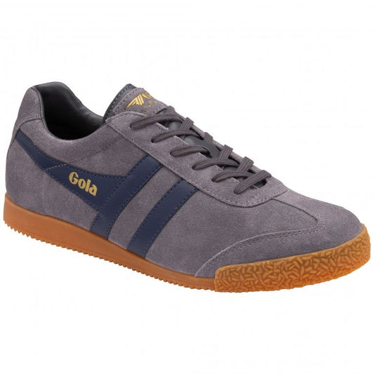 Gola Harrier Trainers Suede CMA192 Navy & Lt GreyGola Harrier Trainers Suede CMA192 Navy & Lt Grey