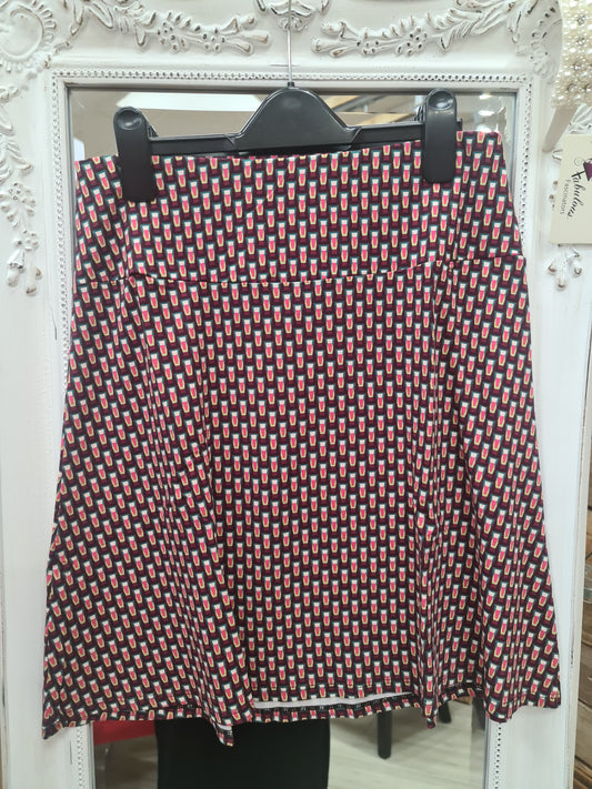 Surkana Skirt 552YEMO618 Red/Brown