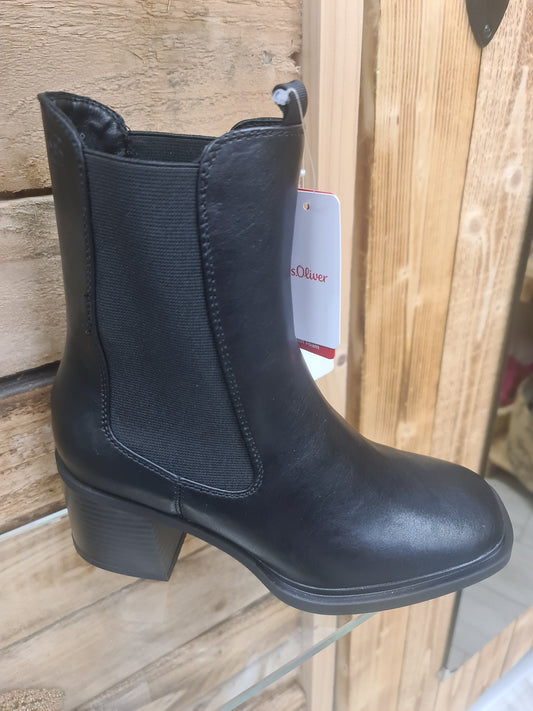 S Oliver Black Boots 5-25306-29 001