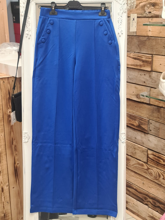 Fransa Anya Trousers 20611506 Royal Blue