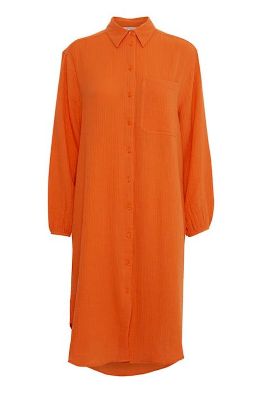 B Young Long Shirt Dress Berlin 20812737 Orangeade