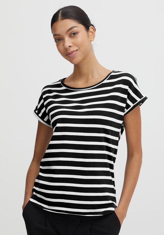 B Young Pamila Stripe T Shirt 20811087