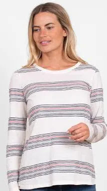 Brakeburn Rhett Stripe T Shirt BBLLST009515