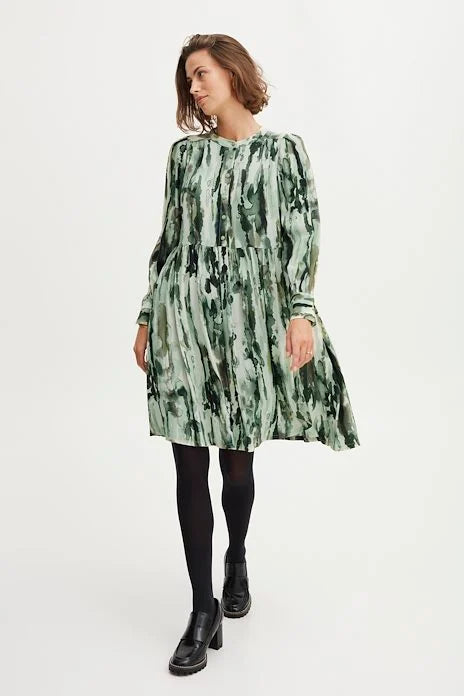 Fransa Frisa Dora Dress 20611212 Green