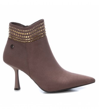 XTI Brown Ankle Boots - Heel height 9cm 140529